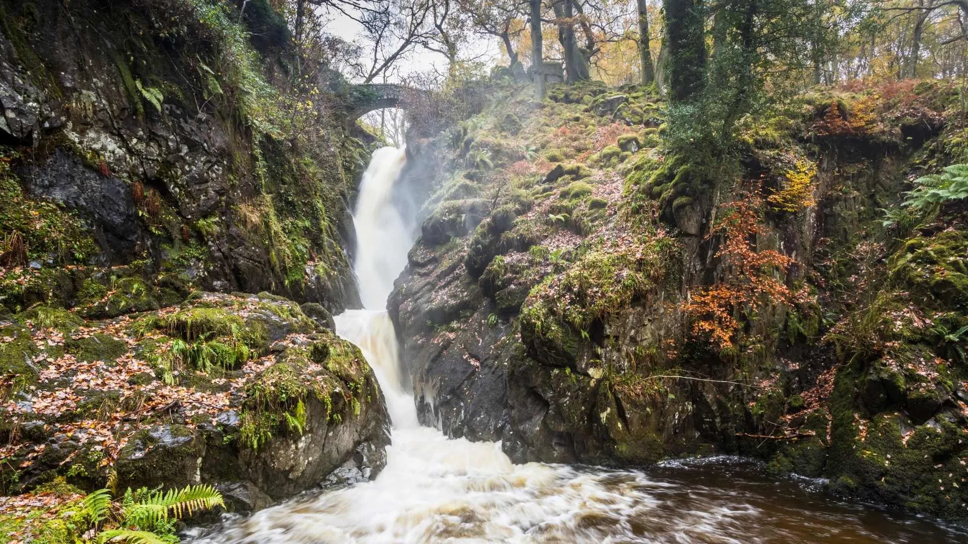 Aira Force, England beautiful waterfalls Aira Force, England beautiful waterfalls