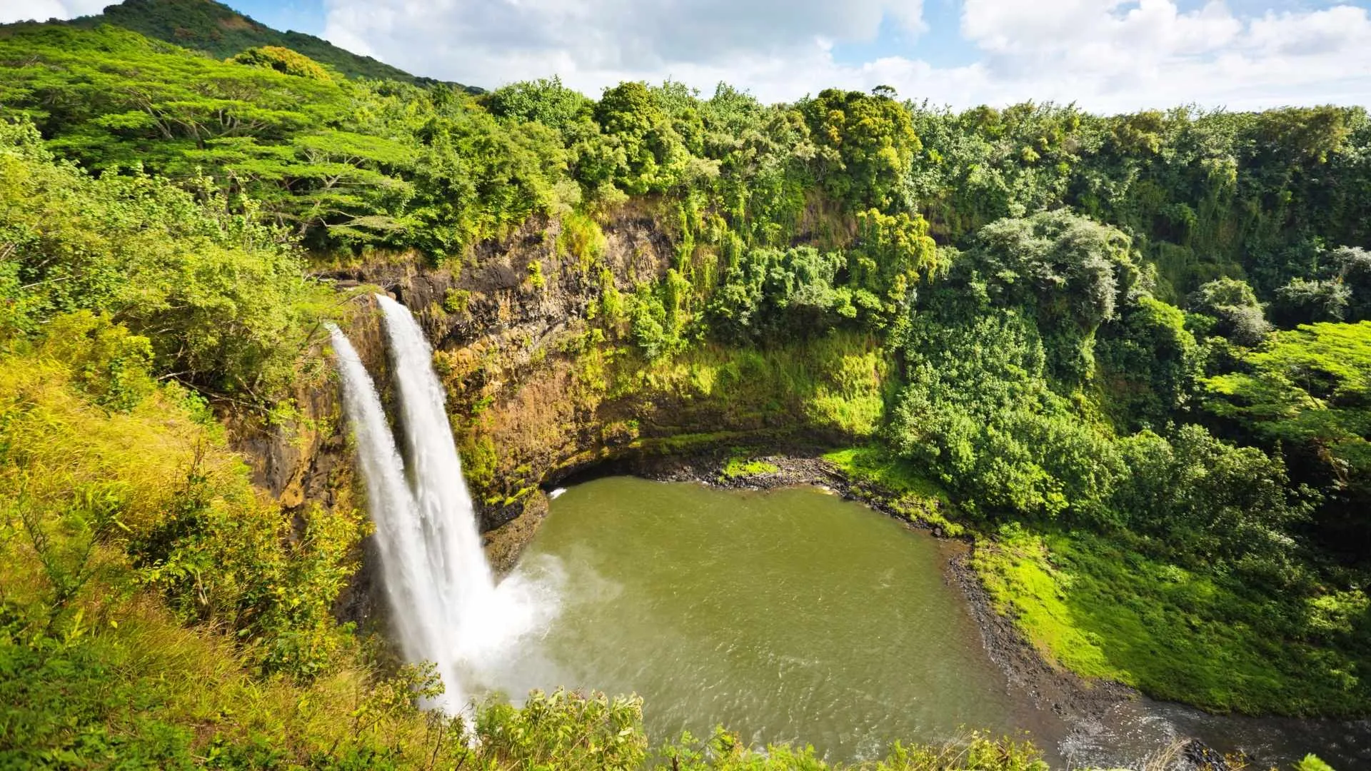 Wailua Falls Hawaii beautiful waterfalls Wailua Falls Hawaii beautiful waterfalls