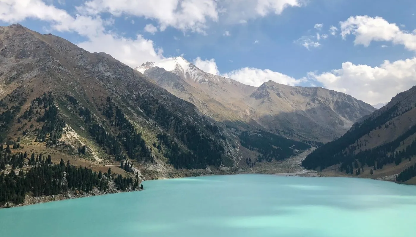 beautiful Big Almaty Lake, Kazakhstan beautiful Big Almaty Lake, Kazakhstan
