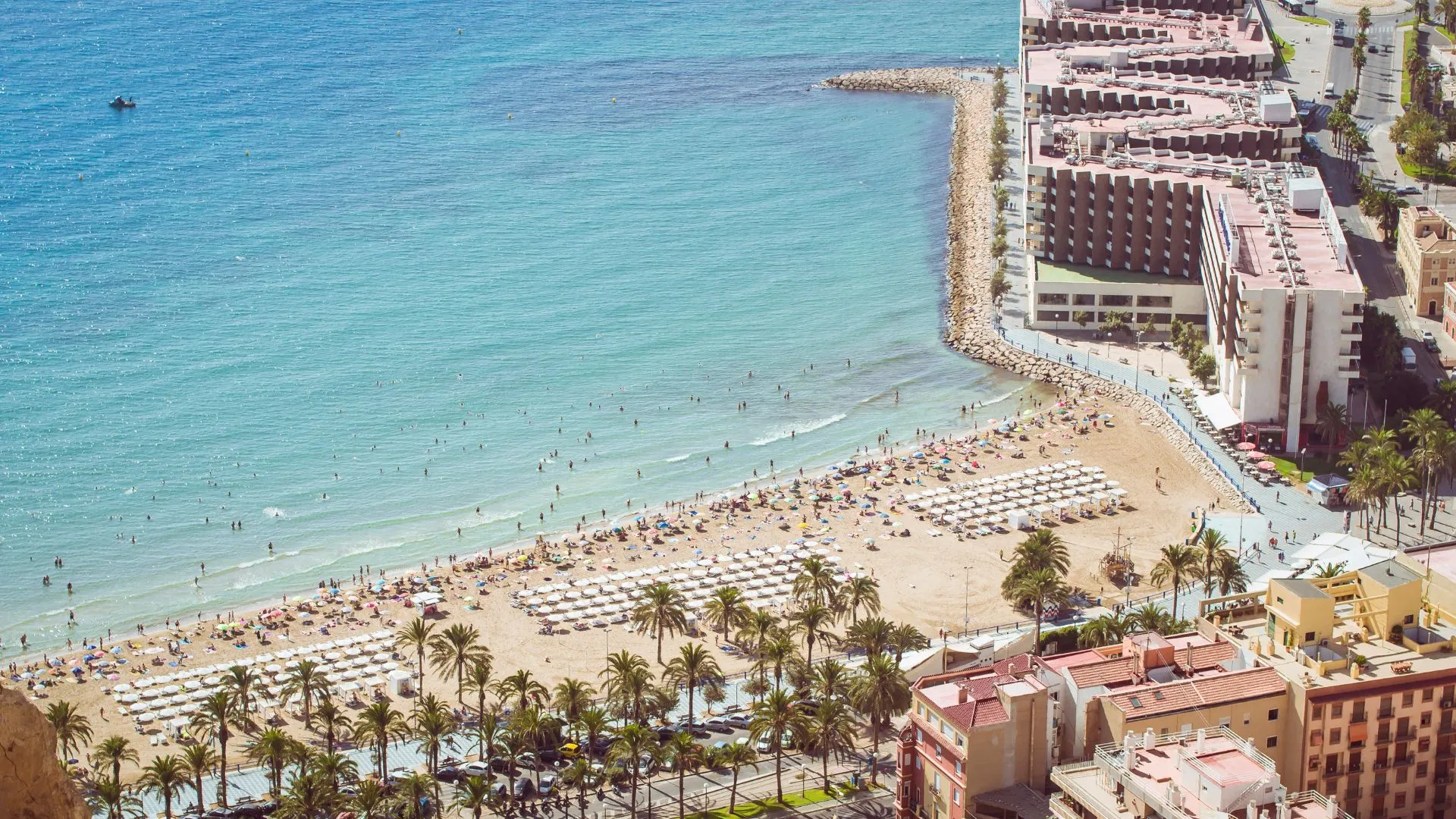 Playa del Postiguet Beach Alicante Playa del Postiguet Beach