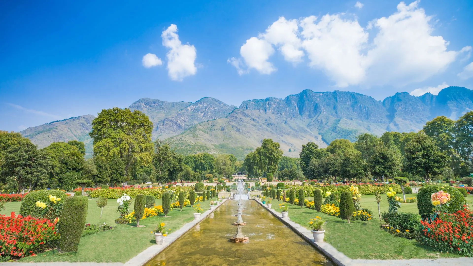 Srinagar India Gardens