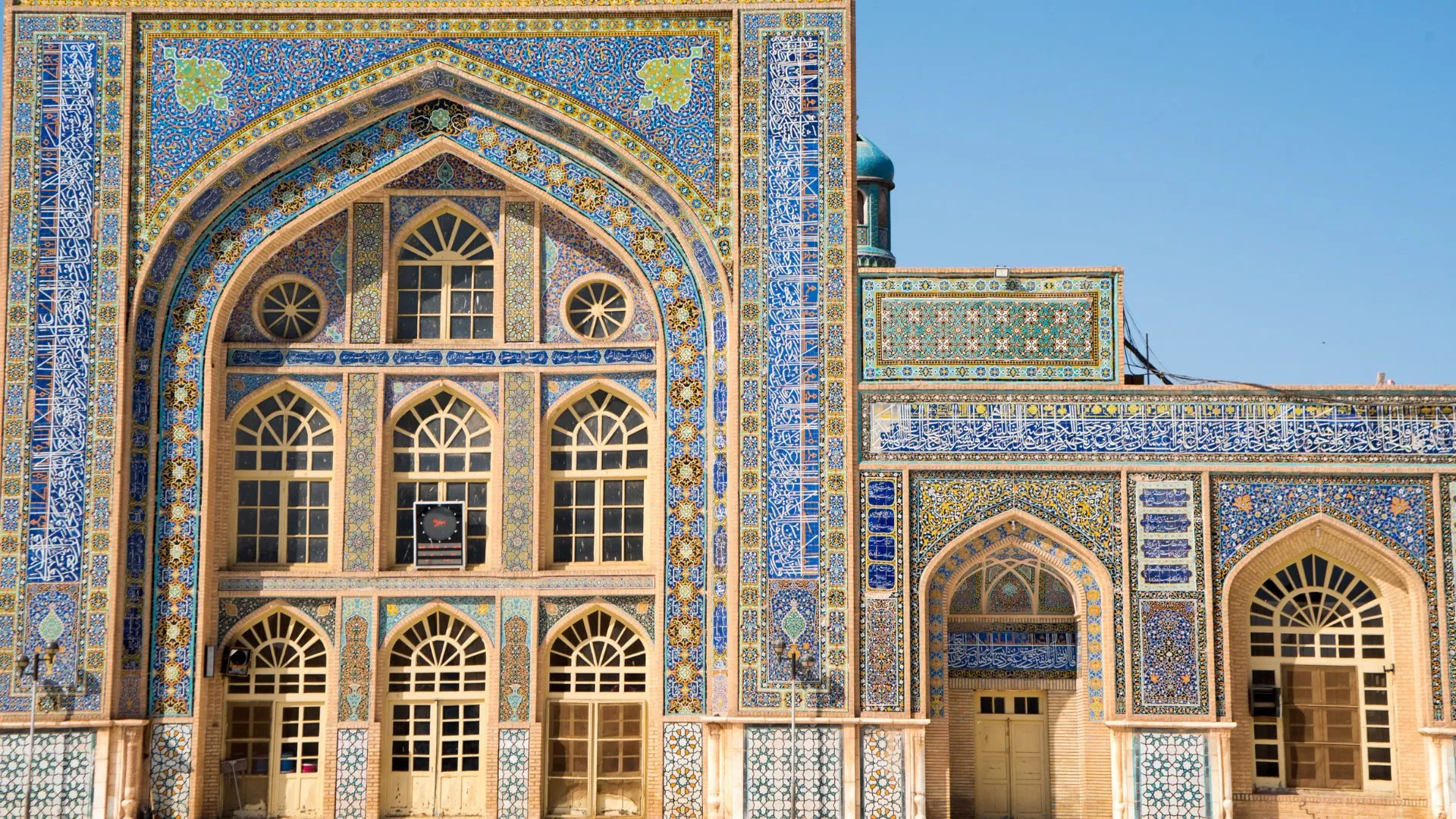 Afghanistan-2 blue stone building