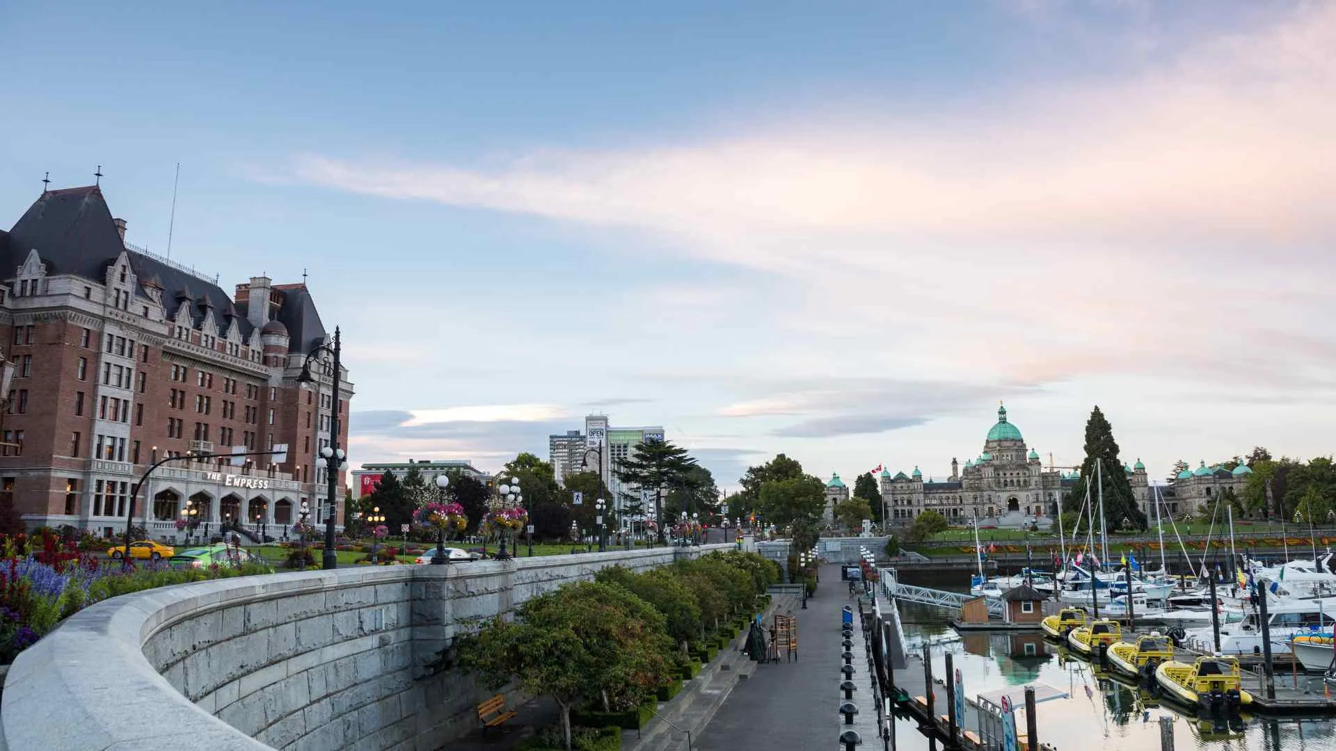Victoria British Columbia cruise port-3 Victoria BC pier and city