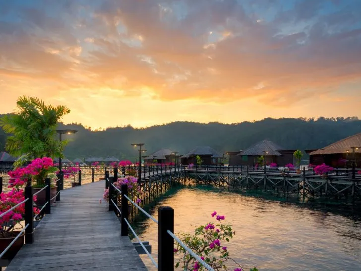 best overwater bungalows in Malaysia