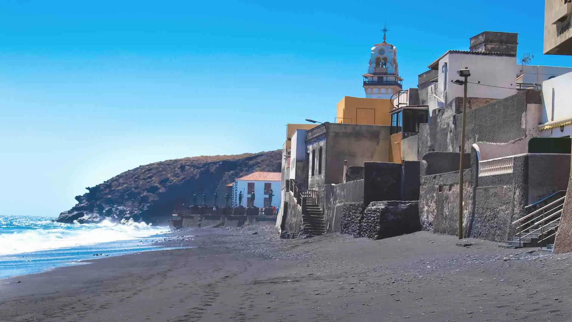 black sand beach tenerife