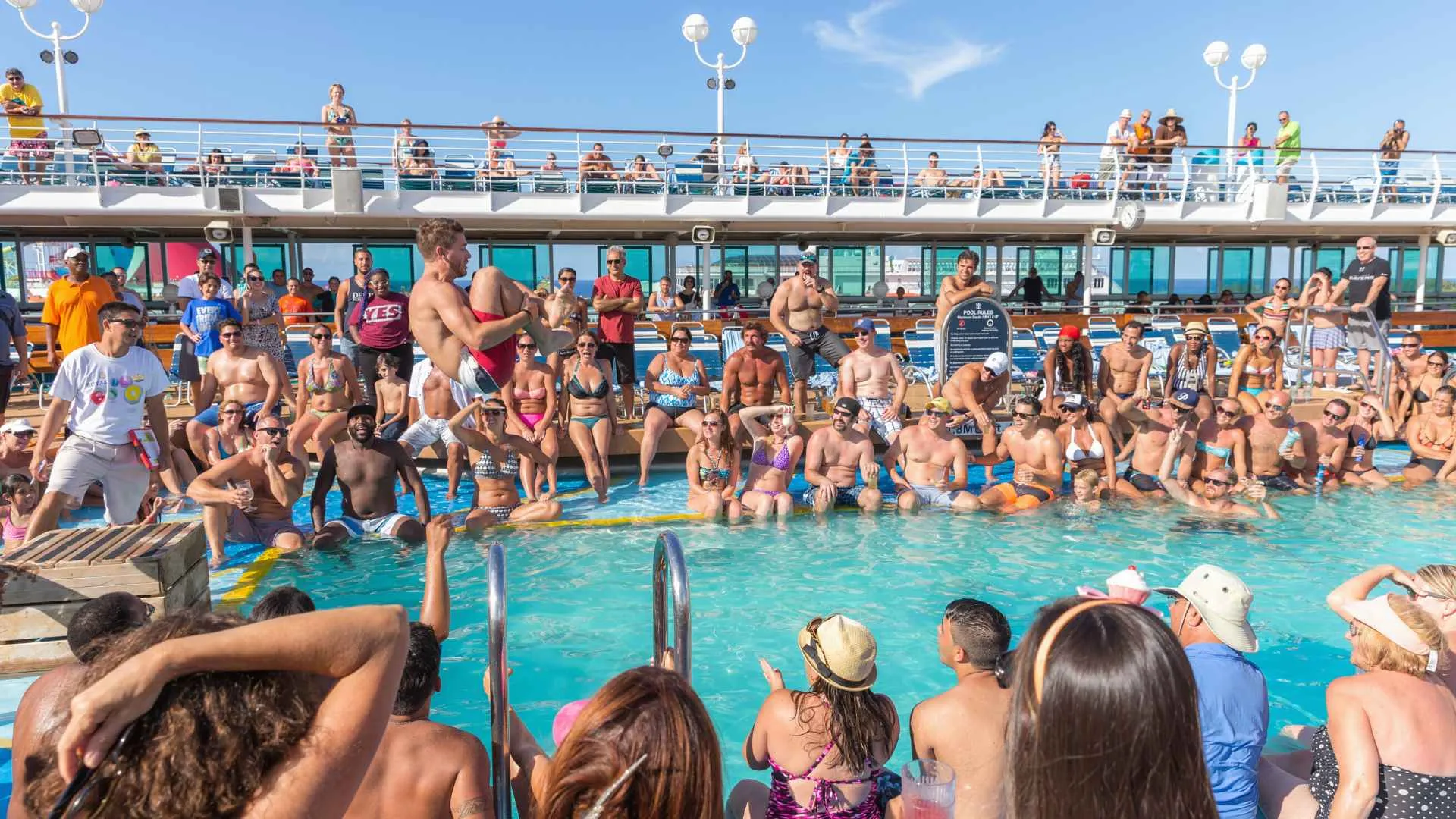cruise ship pool deck cruise ship pool deck