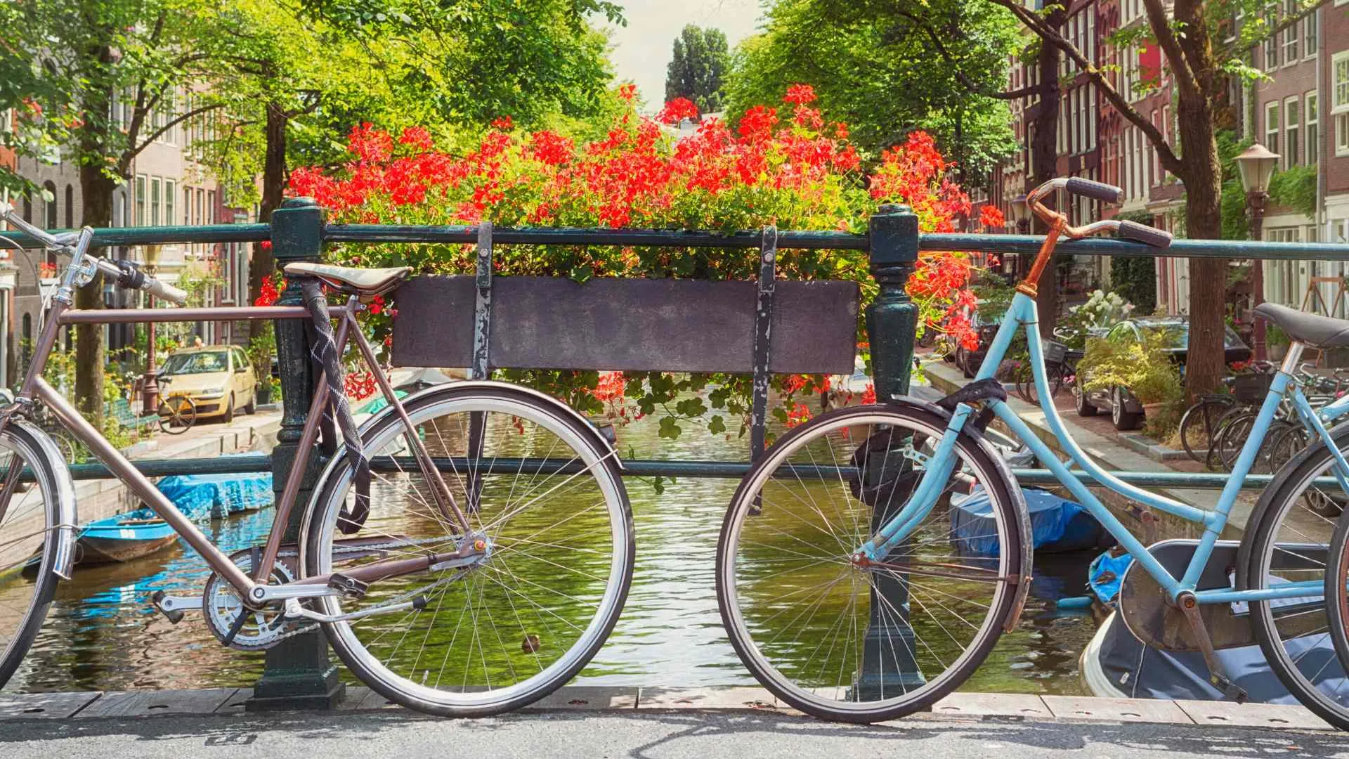 solo travel Amsterdam-3 bikes in Amsterdam