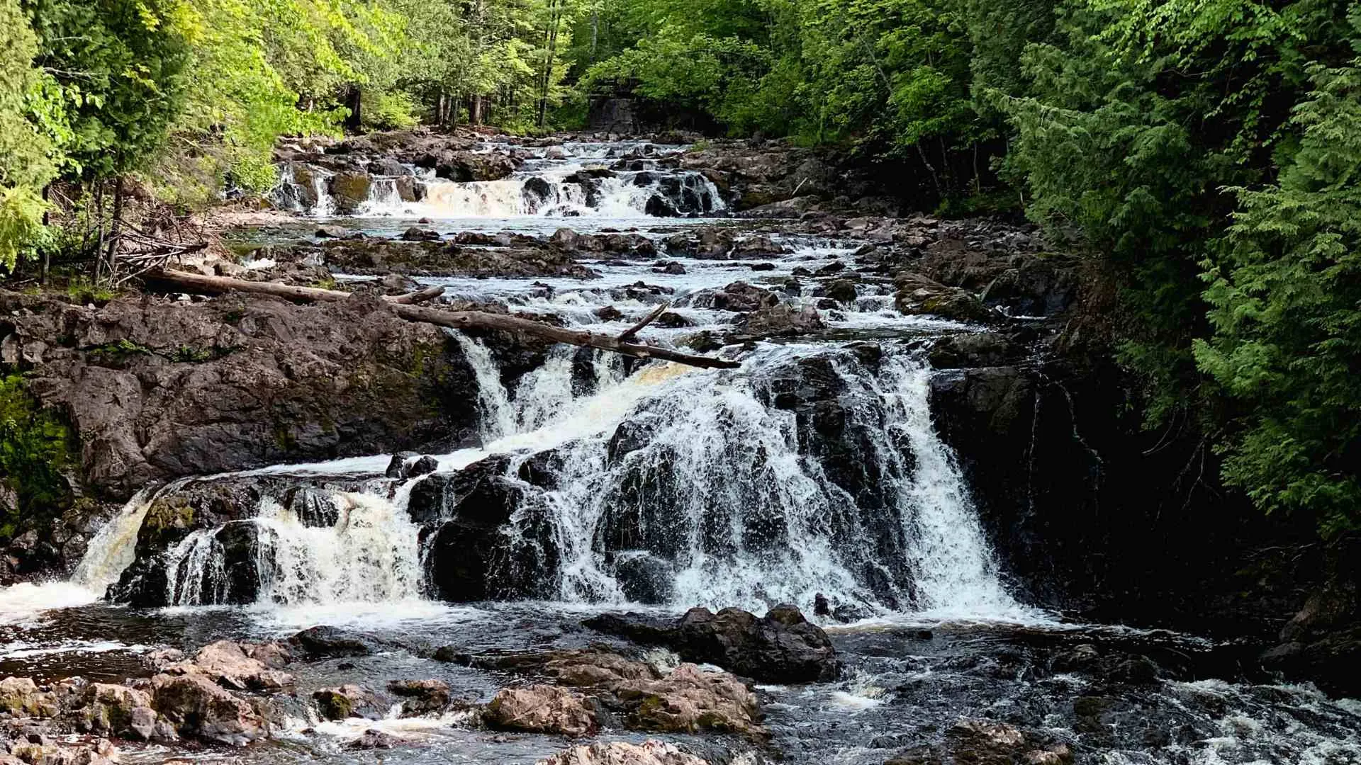 waterfalls of wisconsin (6) Copper Falls State Park