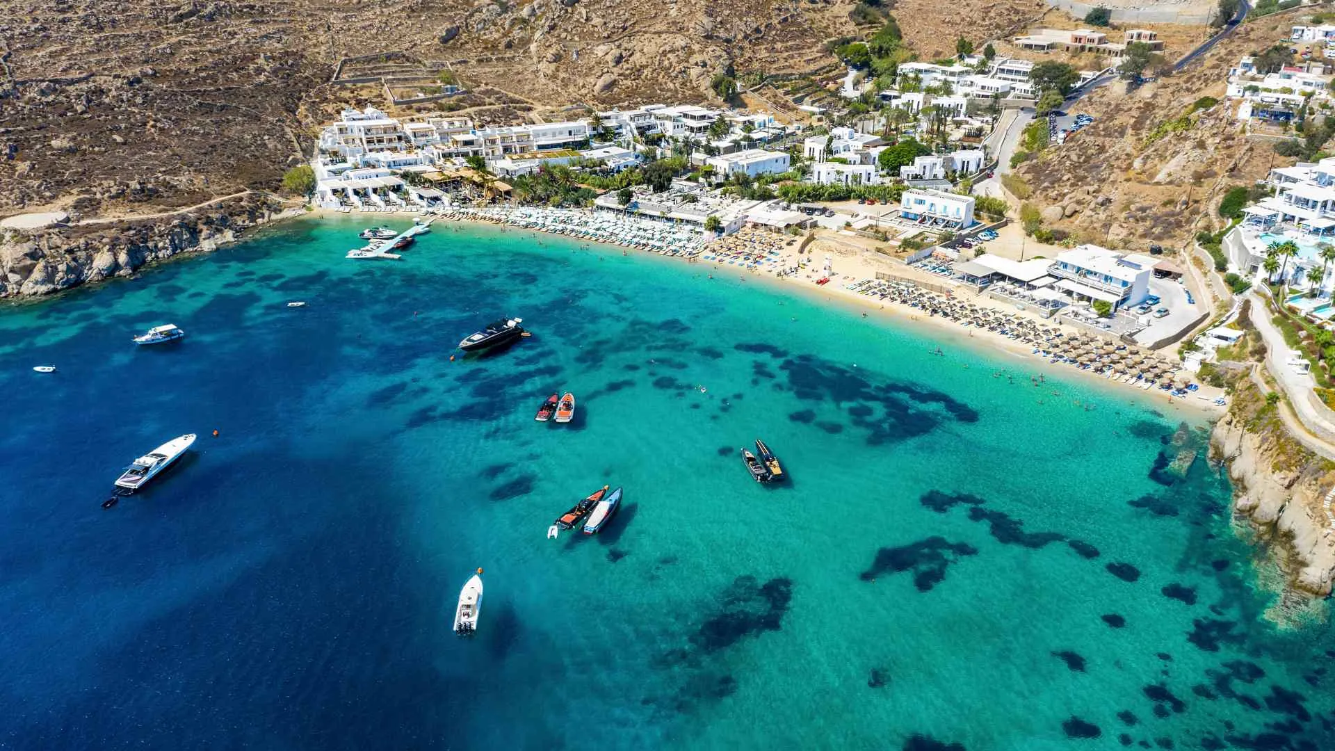 Mykonos coastline Mykonos coastline