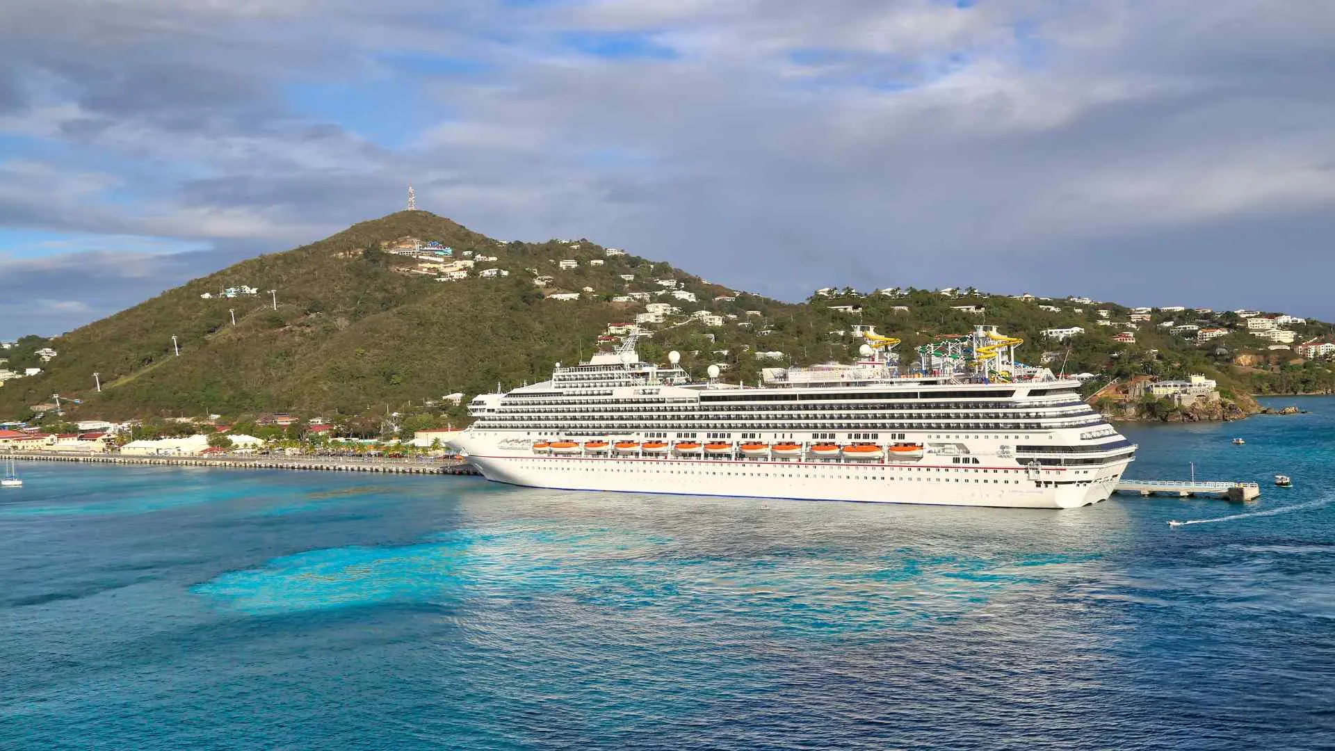 cruise ship in port cruise ship in port