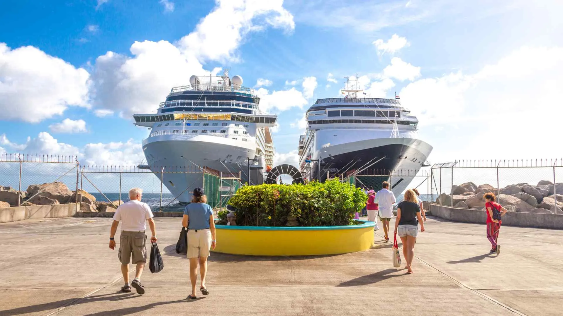 St Thomas cruise port