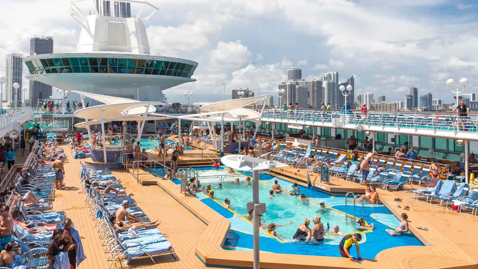 cruise pool deck cruise pool deck