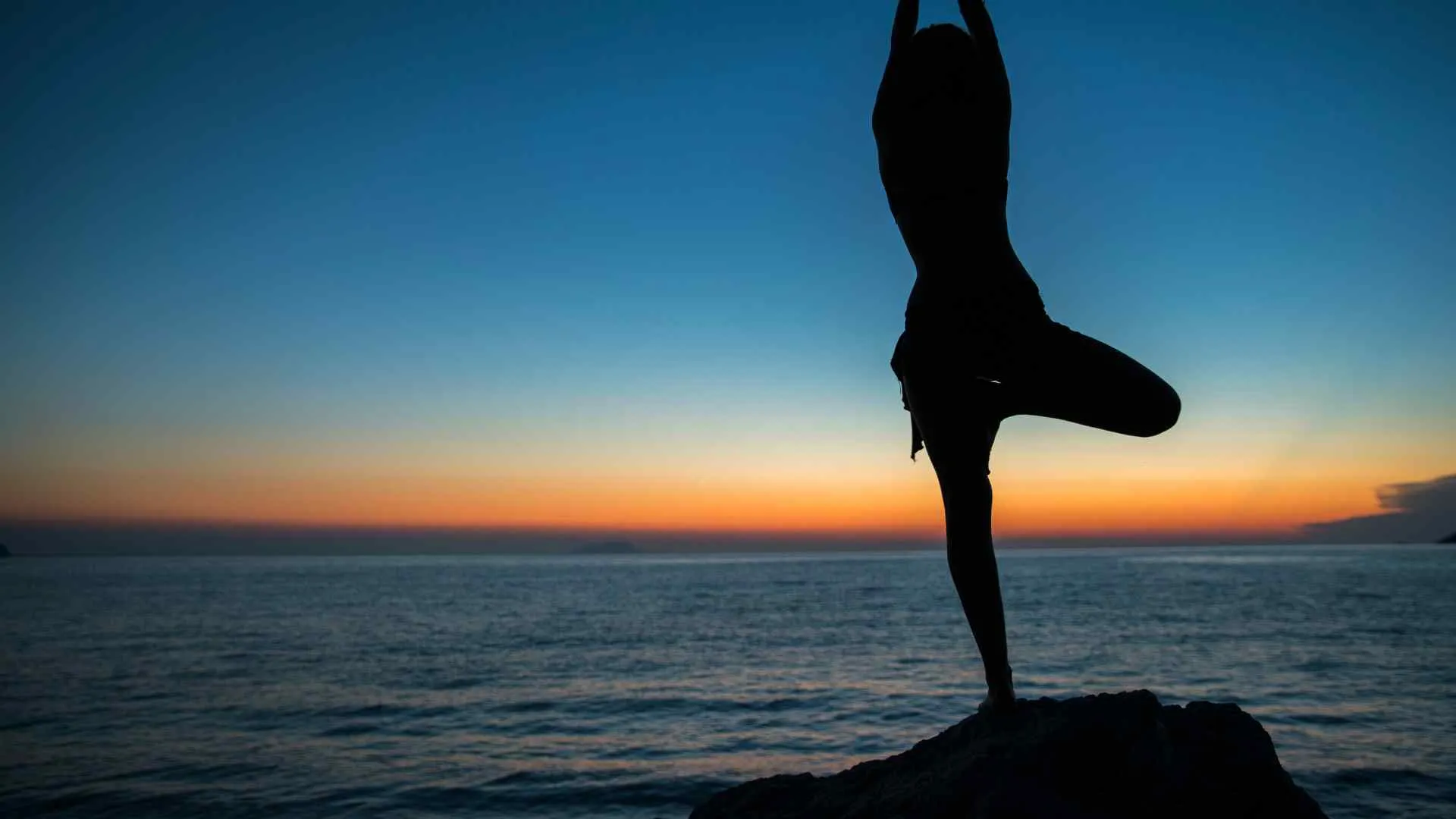 Beachfront Yoga during Sunset Beachfront Yoga during Sunset