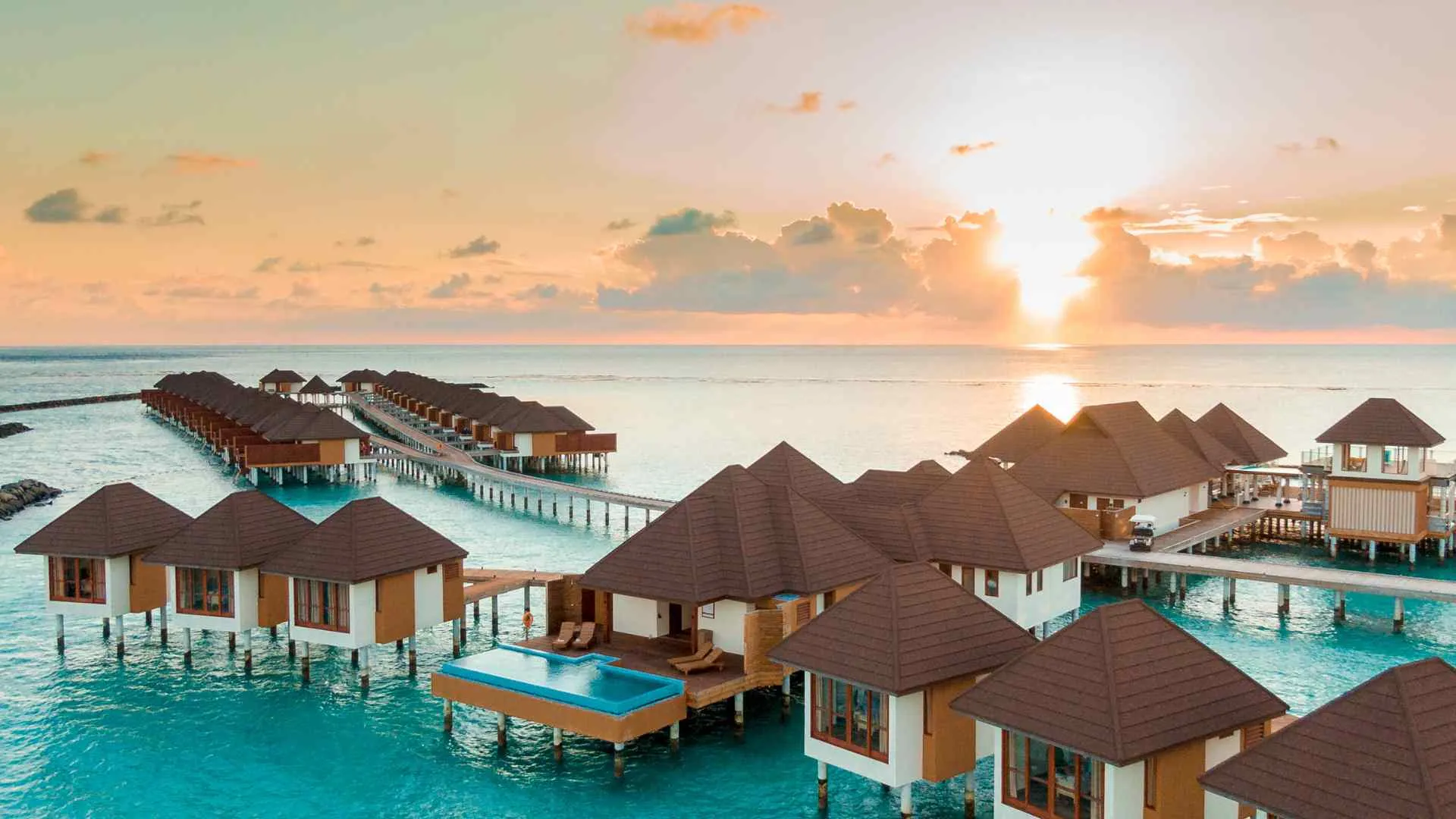 Turks and Caicos Overwater bungalows