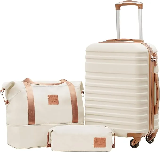 cream luggage cream luggage