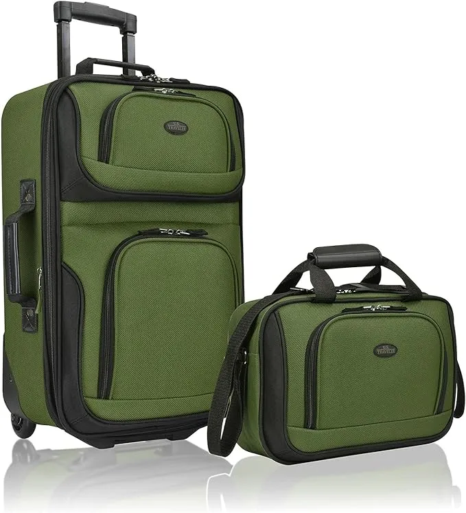 green luggage green luggage
