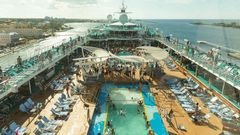 What is the lido deck?