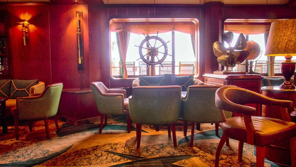 What is the promenade deck?