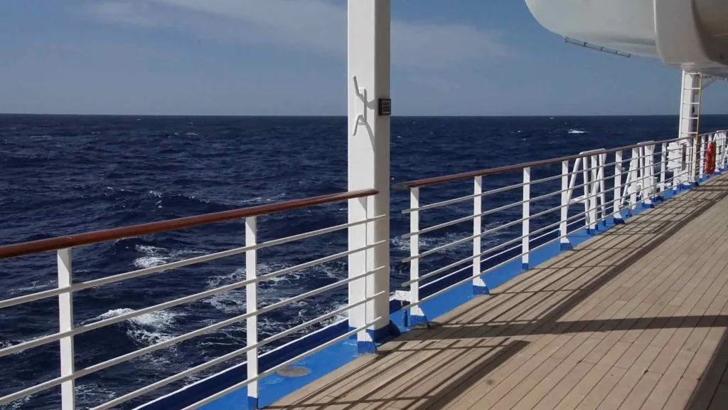 What is the promenade deck?