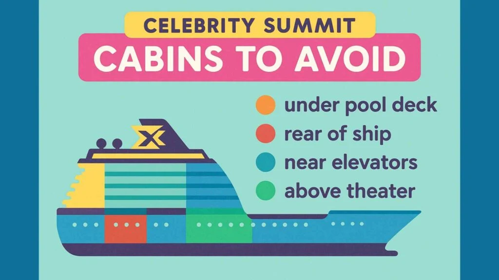 cabins to avoid on Celebrity Summit