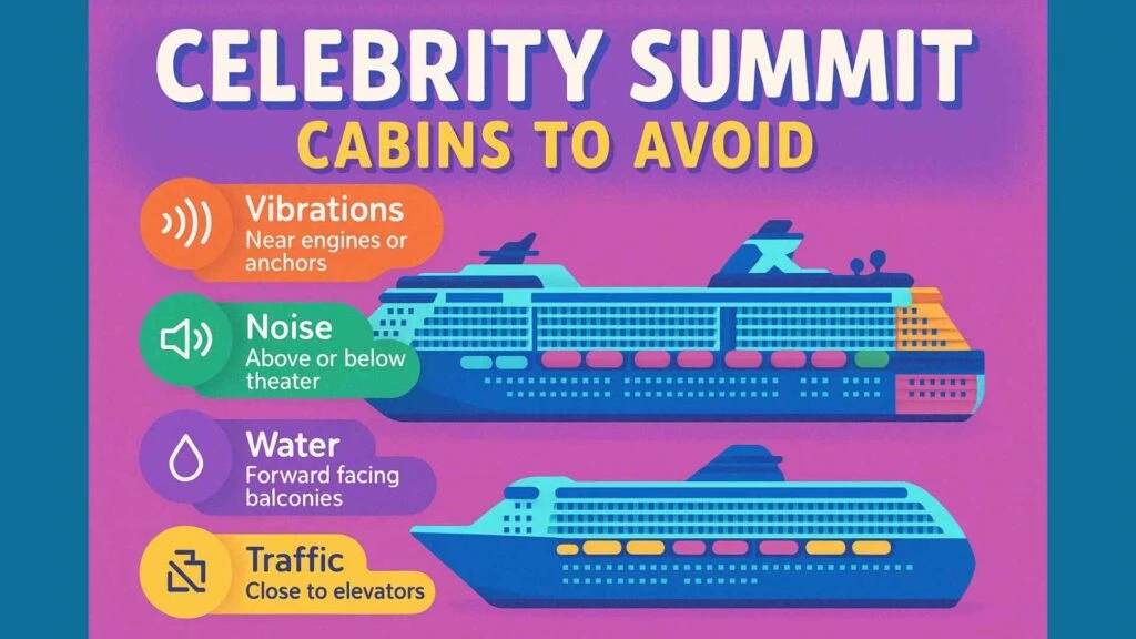 cabins to avoid on Celebrity Summit