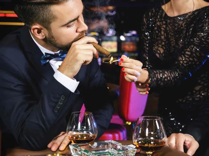 Where can you smoke on a cruise ship?